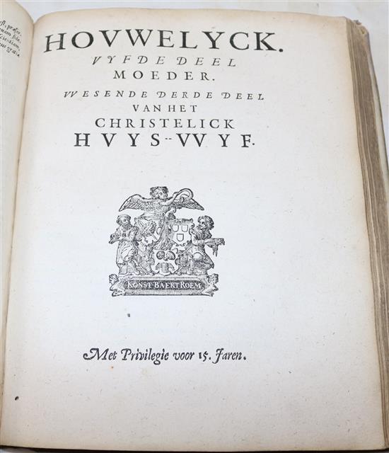 Cats, Jacob - Houwelyck, and Moral Emlens